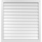 Ekena Millwork Vertical Surface Mount PVC Gable Vent w/ 2"W x 2"H , Brickmould Sill Frame, 36"W x 38"H GVPVE36X3803SN - alternate 1